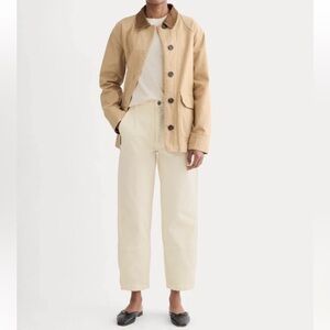 Everlane The Utility Barrel Pant - Bone